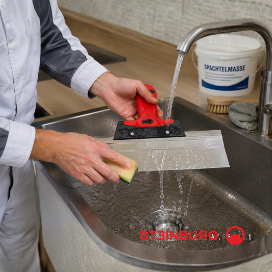 Spachtel reinigen und pflegen – so hält er ewig
