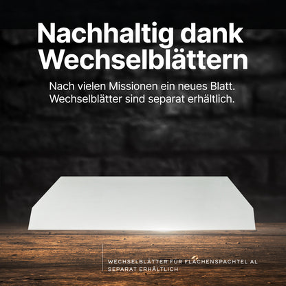 STEINBURG - "Flächenspachtel Al Ersatzblatt" mit spitzen Ecken