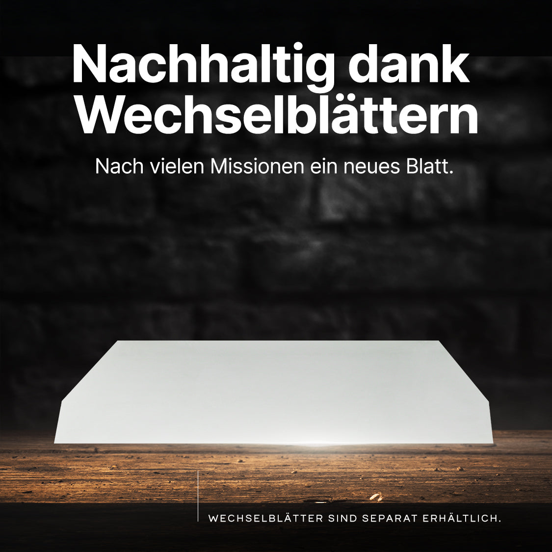 STEINBURG - "Flächenspachtel Al" Aluminium Spachtel mit abgerundeten Ecken