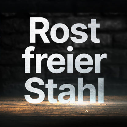 STEINBURG – „Klebekellen-Set 3-teilig“ aus Edelstahl mit Holzgriff